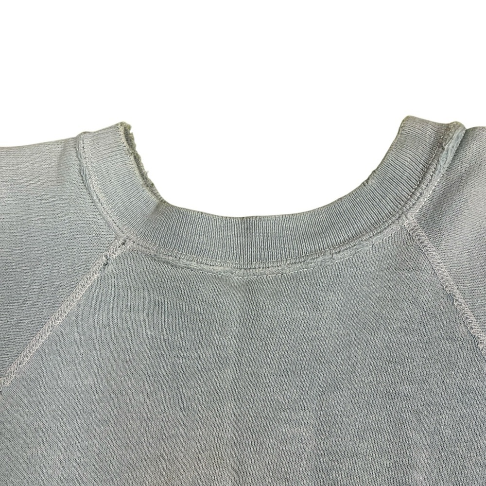 Vintage 1960s/70s baby blue Raglan crewneck short sleeve - Picture 3 of 6